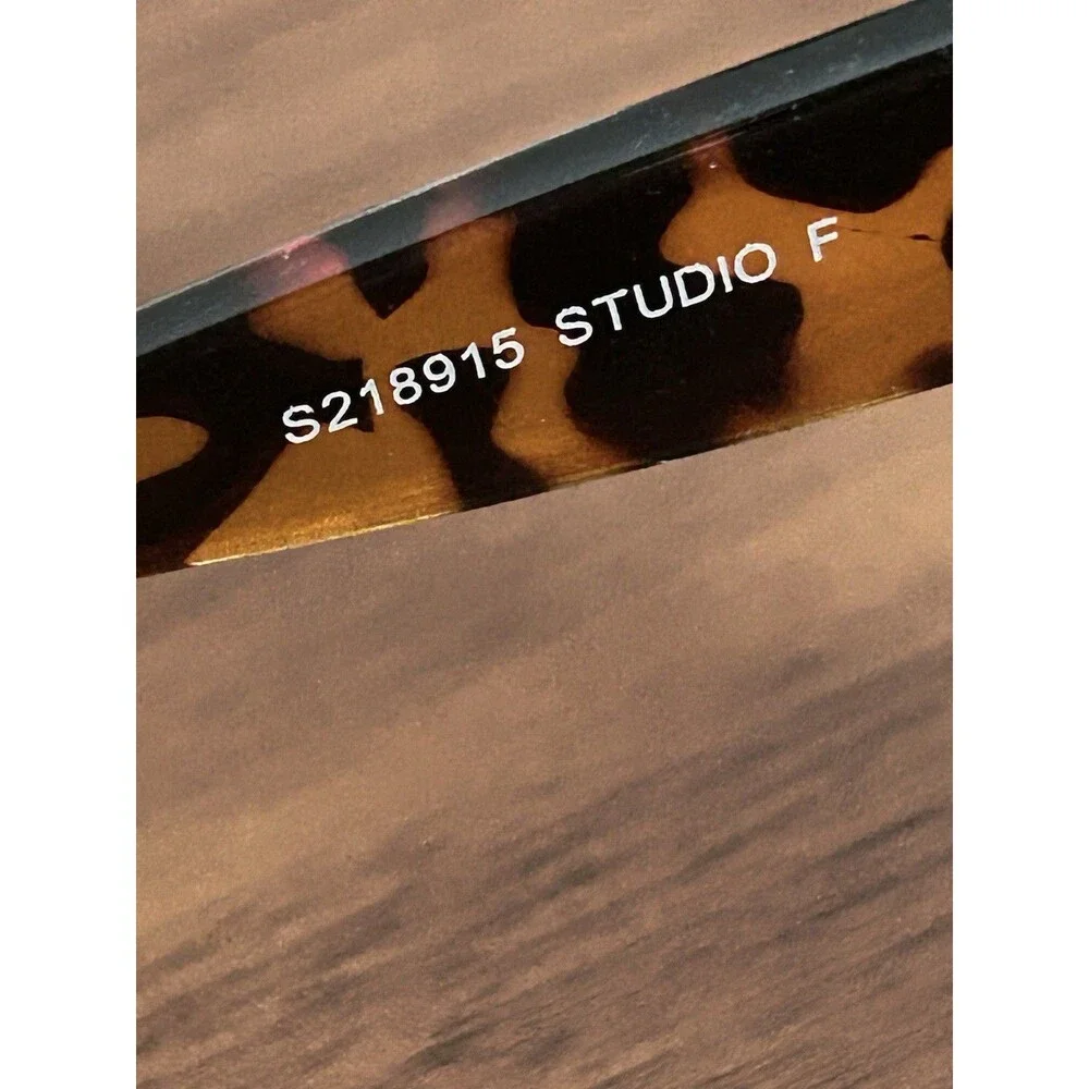 Studio F Sunglasses Women's Brown Tortoise Cat Eye Pre Owned